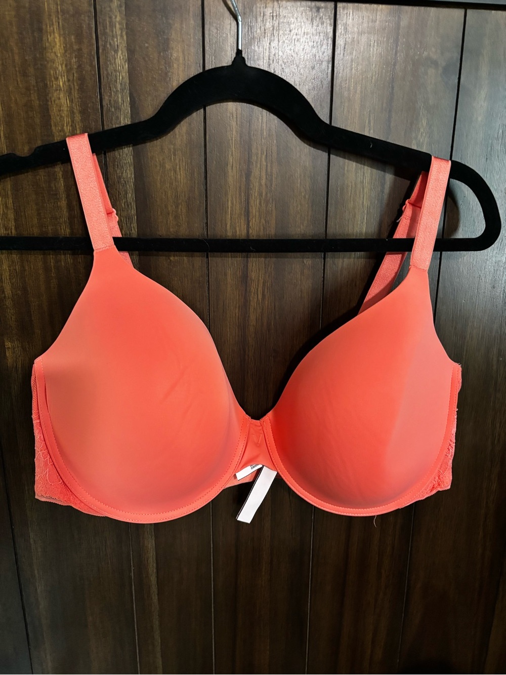 Victoria's Secret Coral Padded Push-Up T-Shirt Bra